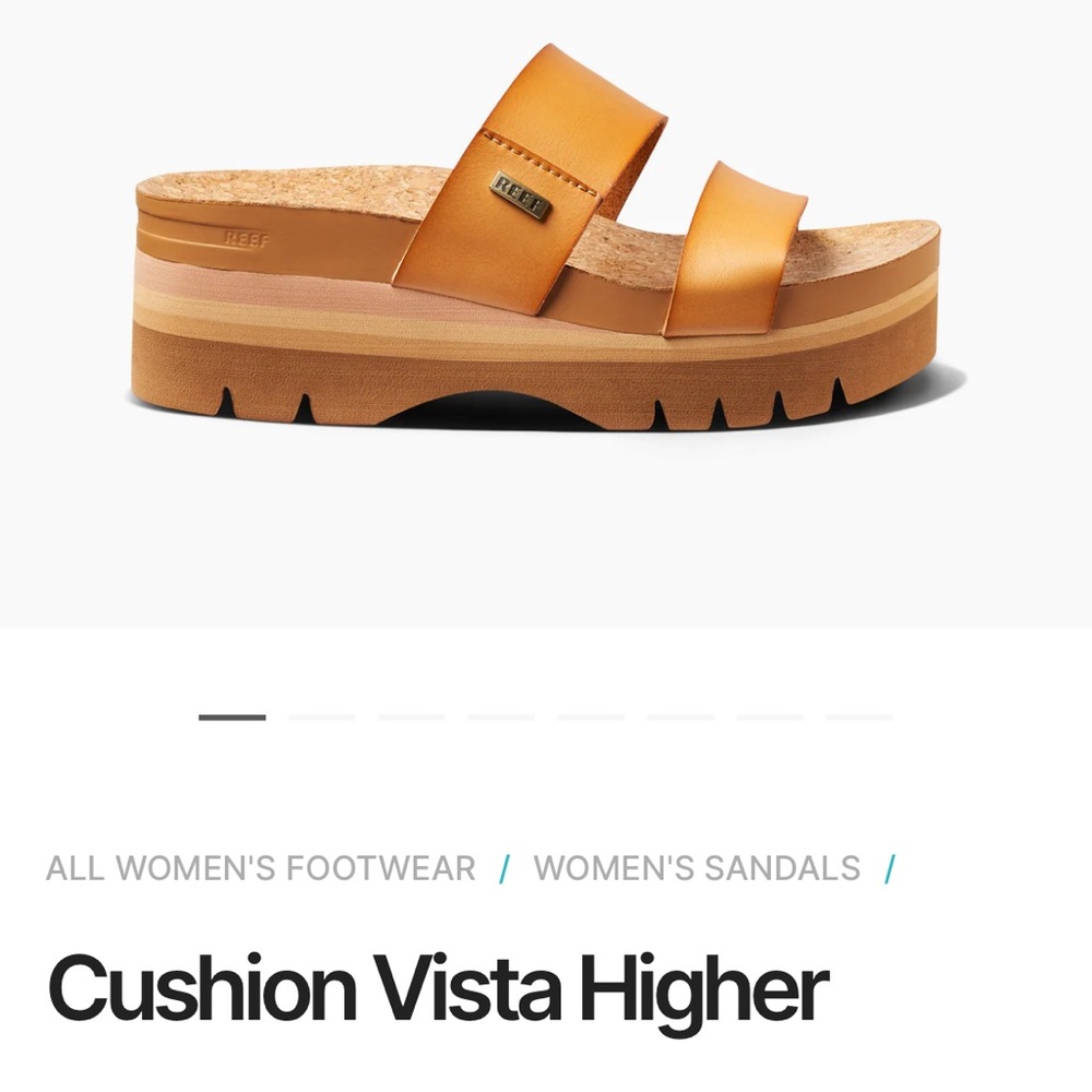 Reef Cushion Vista Higher in Natural, size 8